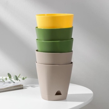 Горшок для дома InGreen Amsterdam 0.65 л, пластик