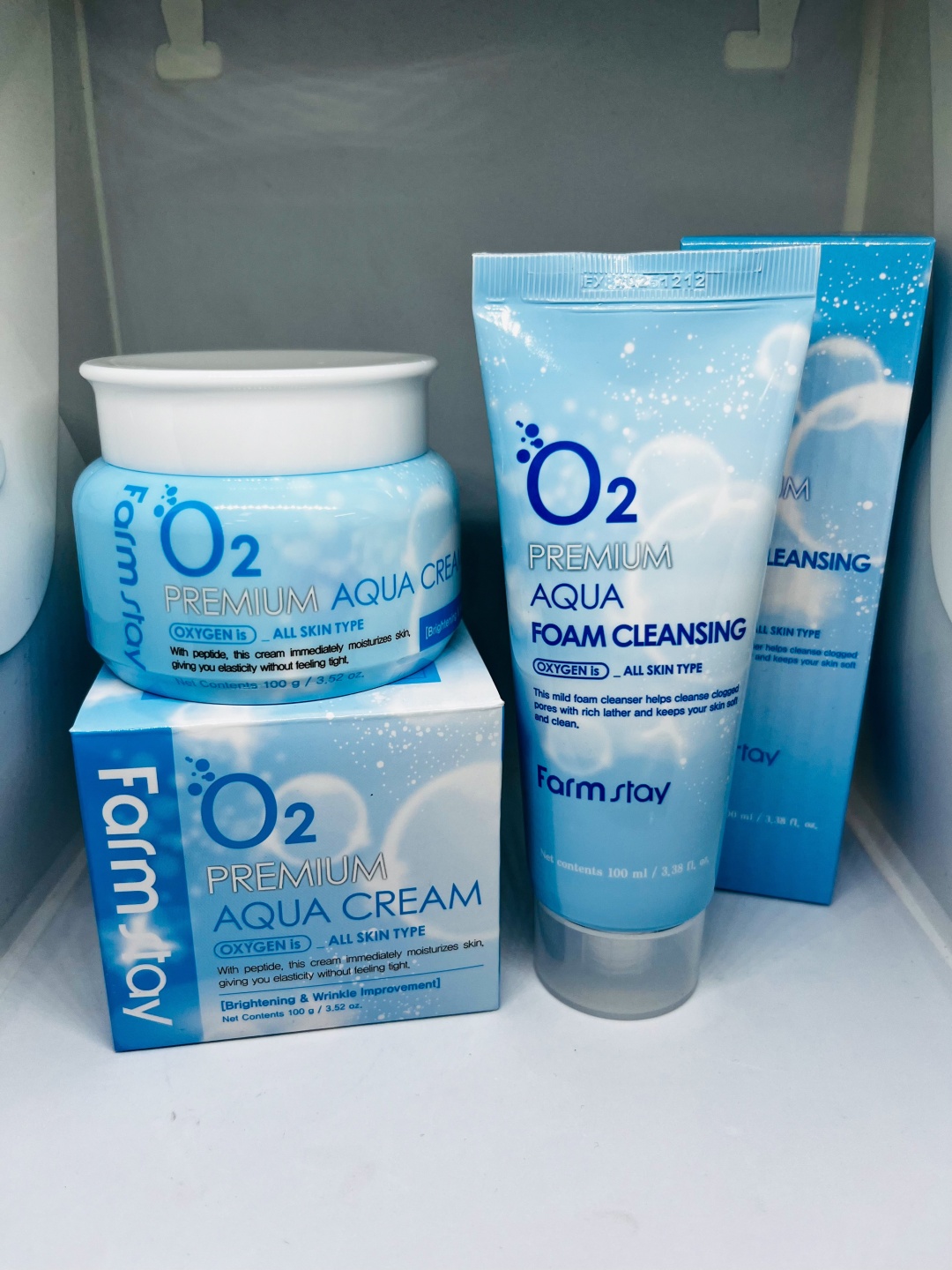 Купить Farmstay Premium Aqua O2 набор уходовой косметики для женщин в ...