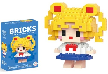 Конструктор Bricks Сейлор мун 3д HD-115, деталей 115 шт