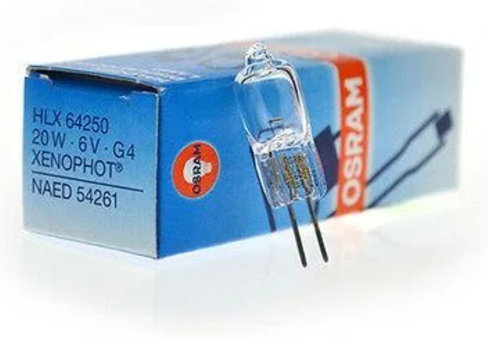 Osram 20W G4, галогенная, теплый белый