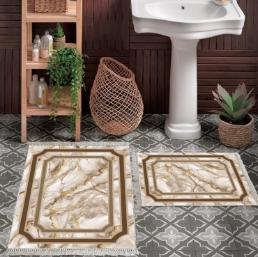 Elit Home комплект ковриков Modevsa 100x60 см, микрофибра