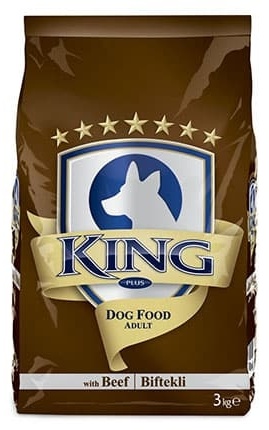 KING Plus с говядиной для взрослых всех пород 3 кг