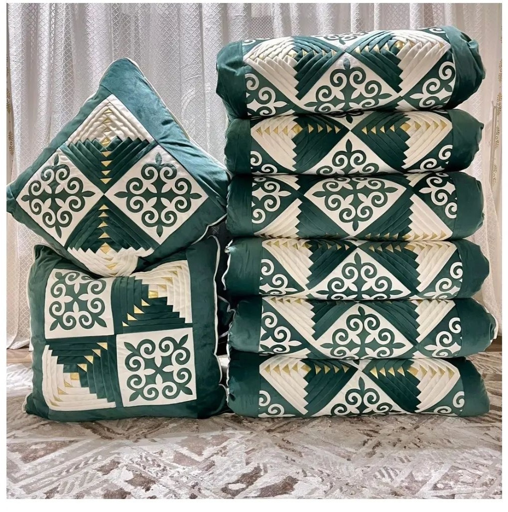 Корпе 230x80 см, хлопок, голубой