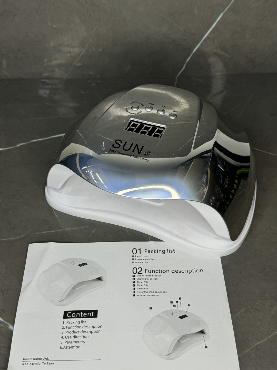 Лампа SUN x max LED-UV 54 Вт