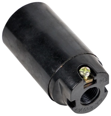 EKF патрон E14 LHC-E14-s-s, карболит