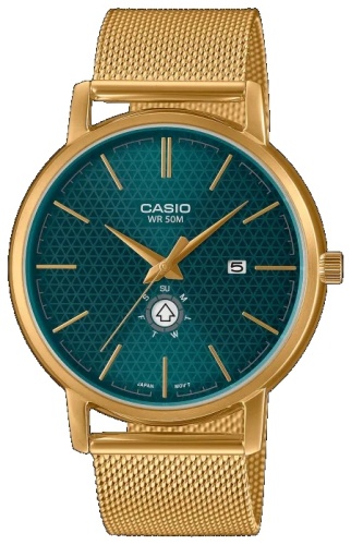 Кварцевые CASIO MTP-B125MG-3AVDF нержавеющая сталь