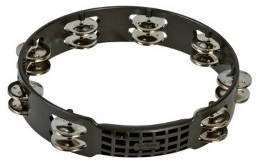 Latin Percussion тамбурин 10 дюймов черный LPA192