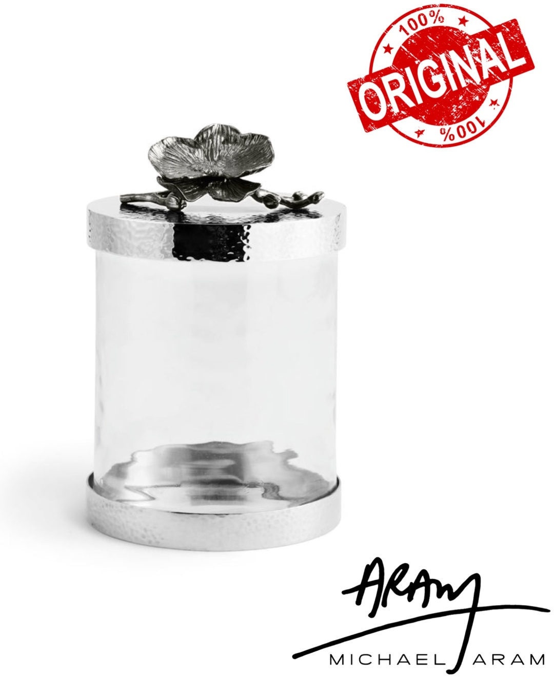 MICHAEL ARAM банка Black Orchid  955465019, стекло, сталь