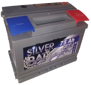 Silver BAT 6CT-75Ah -/+
