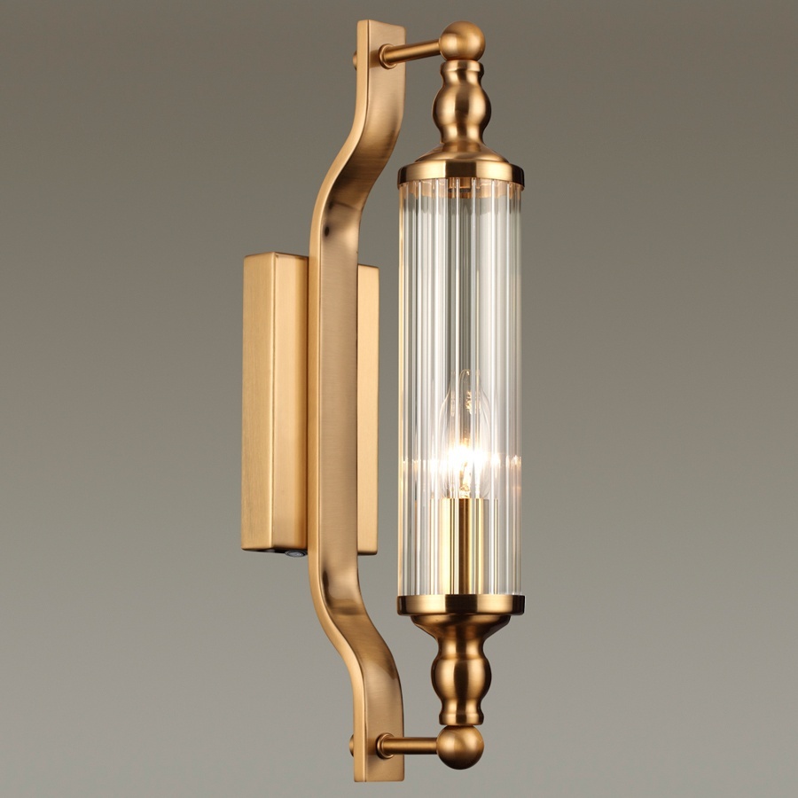 Бра настенный Odeon Light Е14, прозрачный