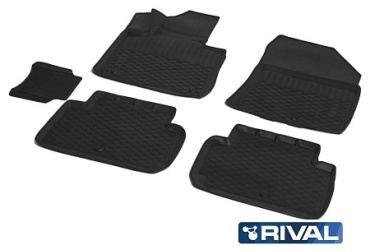 Rival 12306010 Hyundai Santa Fe 2021-2023 черный