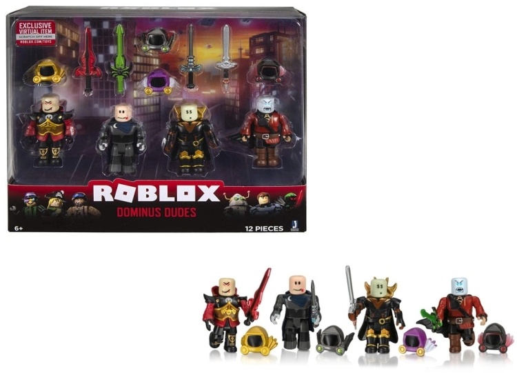 Roblox ROB0306 Dominus Dudes Four Figure Pack [Includes Exclusive