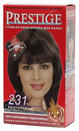 PRESTIGE Бриллиантовый блеск 231 каштановый крем-краска 100 мл