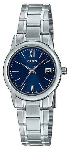 Кварцевые CASIO LTP-V002D-2B3UDF нержавеющая сталь