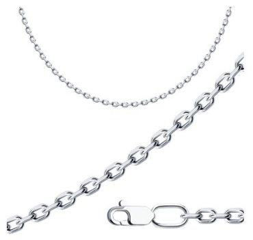 ZLATA Z40968030804_55 длина 55 см, вес 8.17 г серебро, плетение якорное