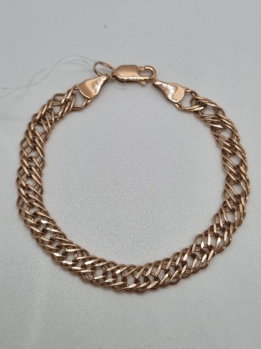 Zhanar Gold ZHA84/28 длина 18 см, вес 4 г золото, плетение тройной ромб