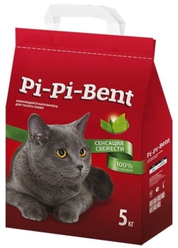 Купить Наполнитель Pi-Pi-Bent комкующийся свежесть 5 кг в Алматы ...