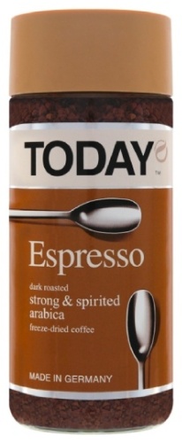 Кофе растворимый Today Espresso сублимированный 95 г
