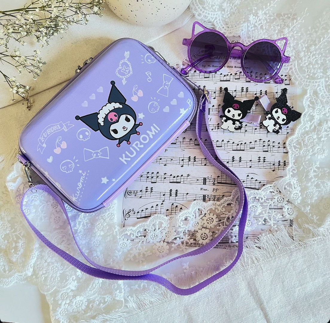 Клатч Kuromi искусственная кожа фиолетовый