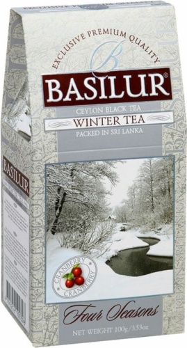 Чай Basilur черный Winter Tea листовой в коробке 100 г