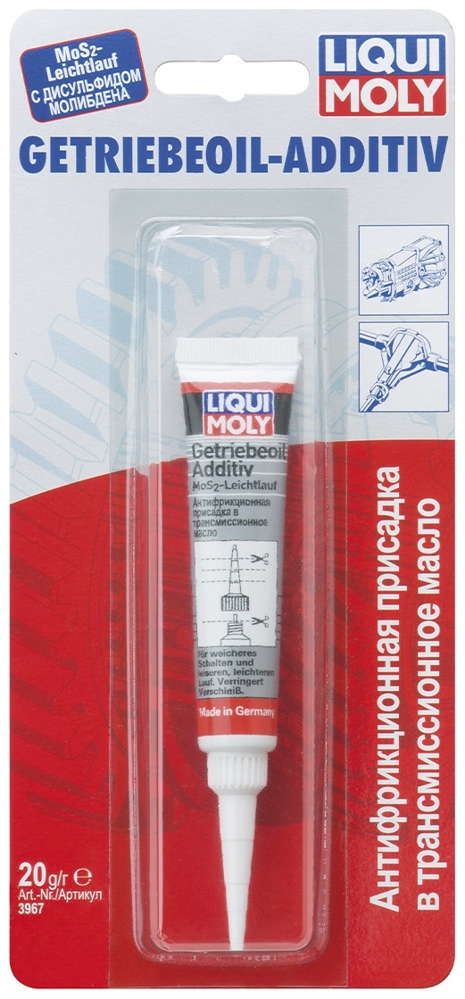 LIQUI MOLY Антифрикционная присадка в трансмиссионное масло Getriebeoil-Additiv 1040 0.02 л