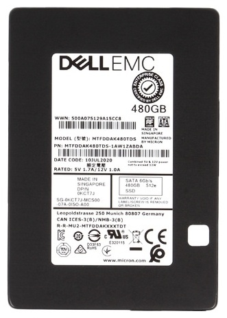 SSD DELL MTFDDAK480TDS 480 ГБ