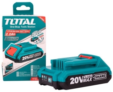 Аккумулятор Total TFBLI20011 Li-Ion 20 В 2 Ач 1 шт