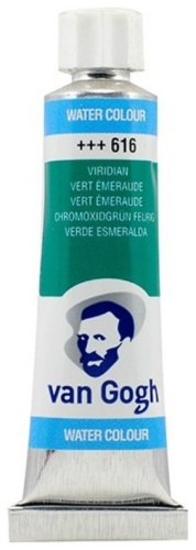 Краска акварельная Van Gogh туба 10мл №616 Виридиан