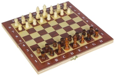 Нарды и шашки 3 в 1, шахматы дерево 29x29 см