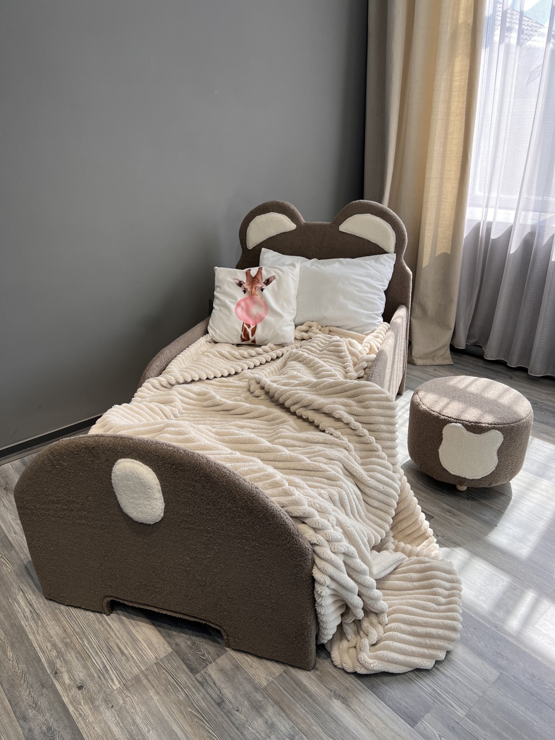 Купить Детская кровать PRESTIGE MEBEL Мишка , коричневый, бежевый в ...