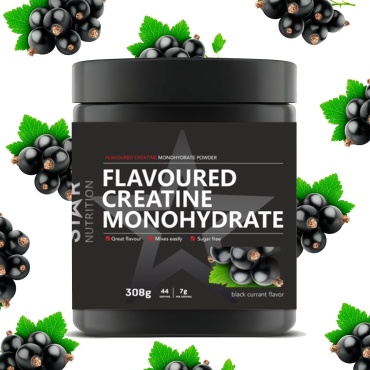 Креатин New Star Nutrition Flavoured Creatine Monohydrate черная смородина 308 г
