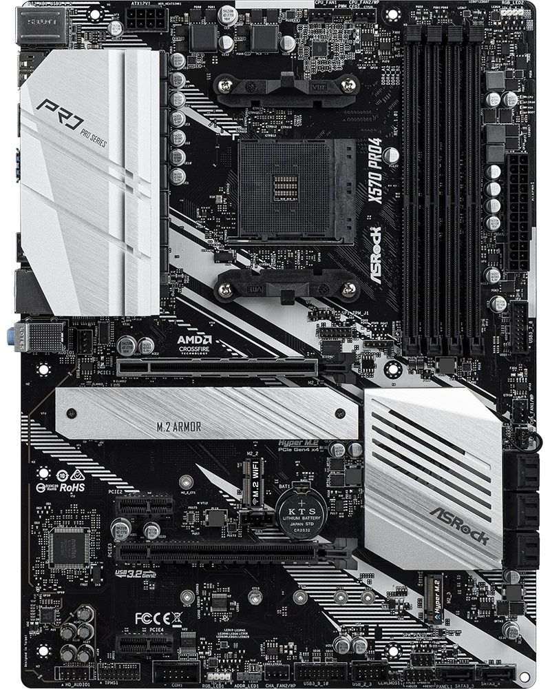 Материнская плата ASRock X570 Pro4