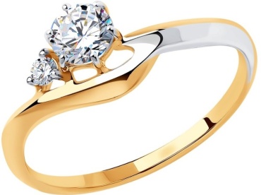 LUXOR JEWELRY LUXOR 018527_16_1.28 размер 16 вес 1.28 г золото, фианит