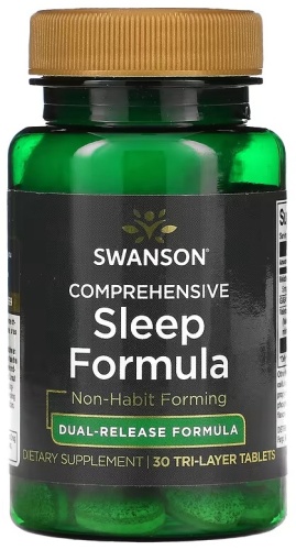 Swanson БАД Comprehensive Sleep Formula 30 таблеток