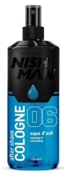 NISHMAN Cologne - 6 Aqua De'asil одеколон EDC после бритья 150 мл