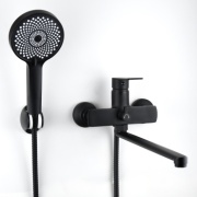 Смеситель для ванны Atlas Jupiter, цинк, цвет черный