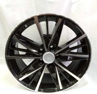 SSM 453 7.5x18/5x114.3 D67.1 ET35 4 диска черный, серебристый