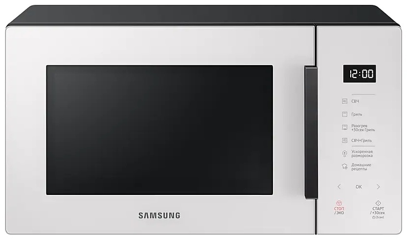 Микроволновая печь Samsung MG23T5018AE/BW черный-серый