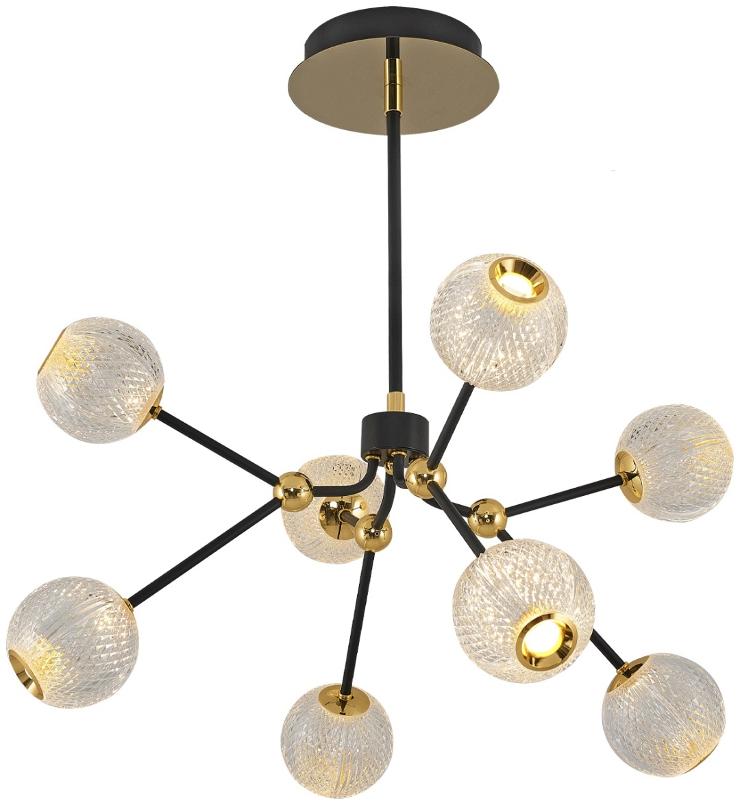 Люстра потолочная Bussy Lighting LED, кол-во ламп: 8 шт