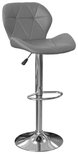 Барный стул ZETA ИМП-ТВ-090584, 106.5x40x50 см, серый, мультиколор