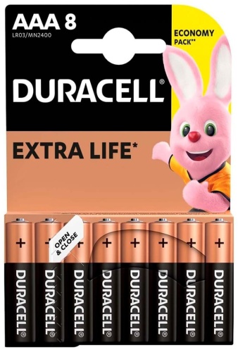 Батарейка AAA Duracell 8 шт