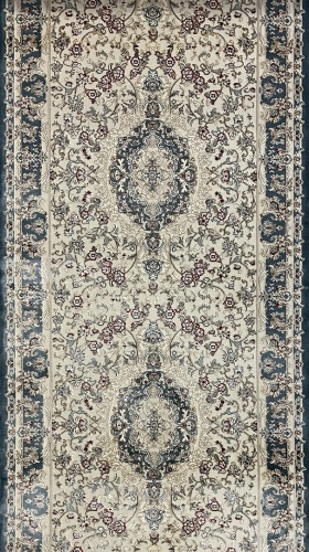 Ковровая дорожка Basaran короткий ворс, хлопок, полиэстер, 77 см x 3 м