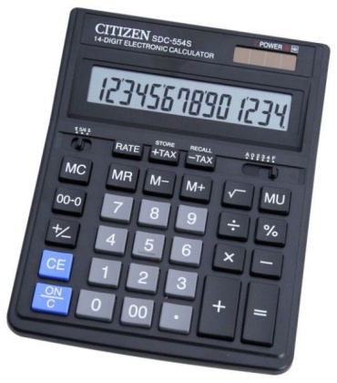 CITIZEN настольный SDC-554 S черный