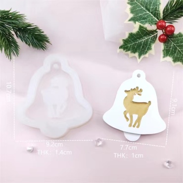 Mold Store Колокольчик с оленем силикон