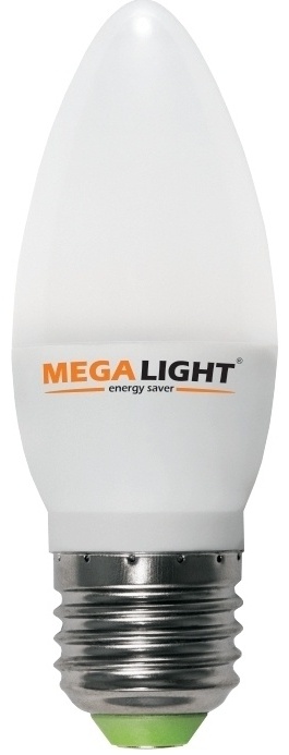 MEGALIGHT 10W Е14, светодиодная, холодный белый