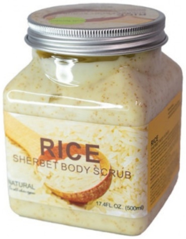 WOKALI скраб Rice для рук, для ног, для тела 350 мл