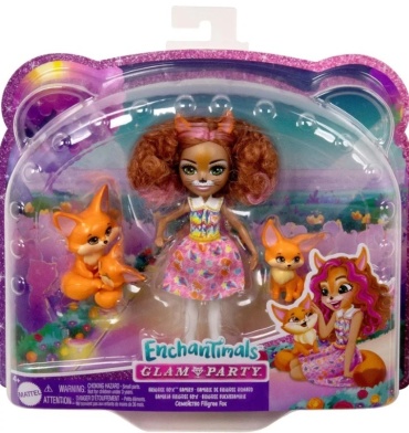 Кукла коллекционная Enchantimals Семейство Filigree Fox Лиса Фенек 15 см