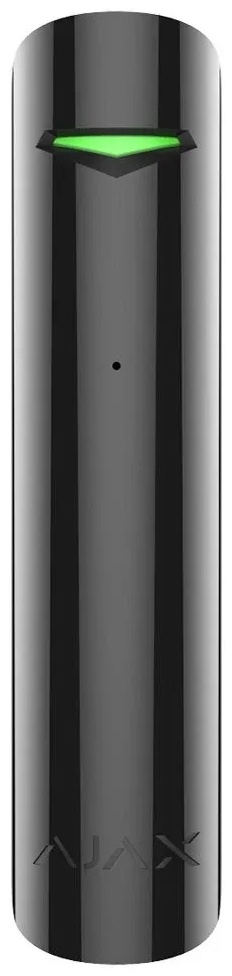 Беспроводной датчик разбития стекла GlassProtect (черный) Ajax