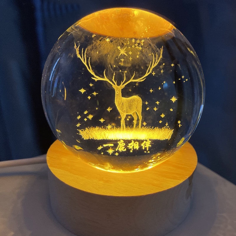Декоративный светильник настольный DEER-01, желтый