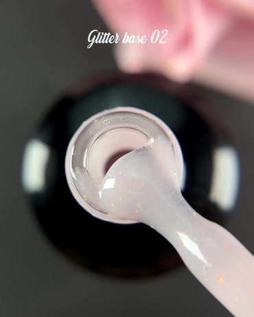 Stefany for nails базовое покрытие Glitter base 02 камуфлирующее 15 мл